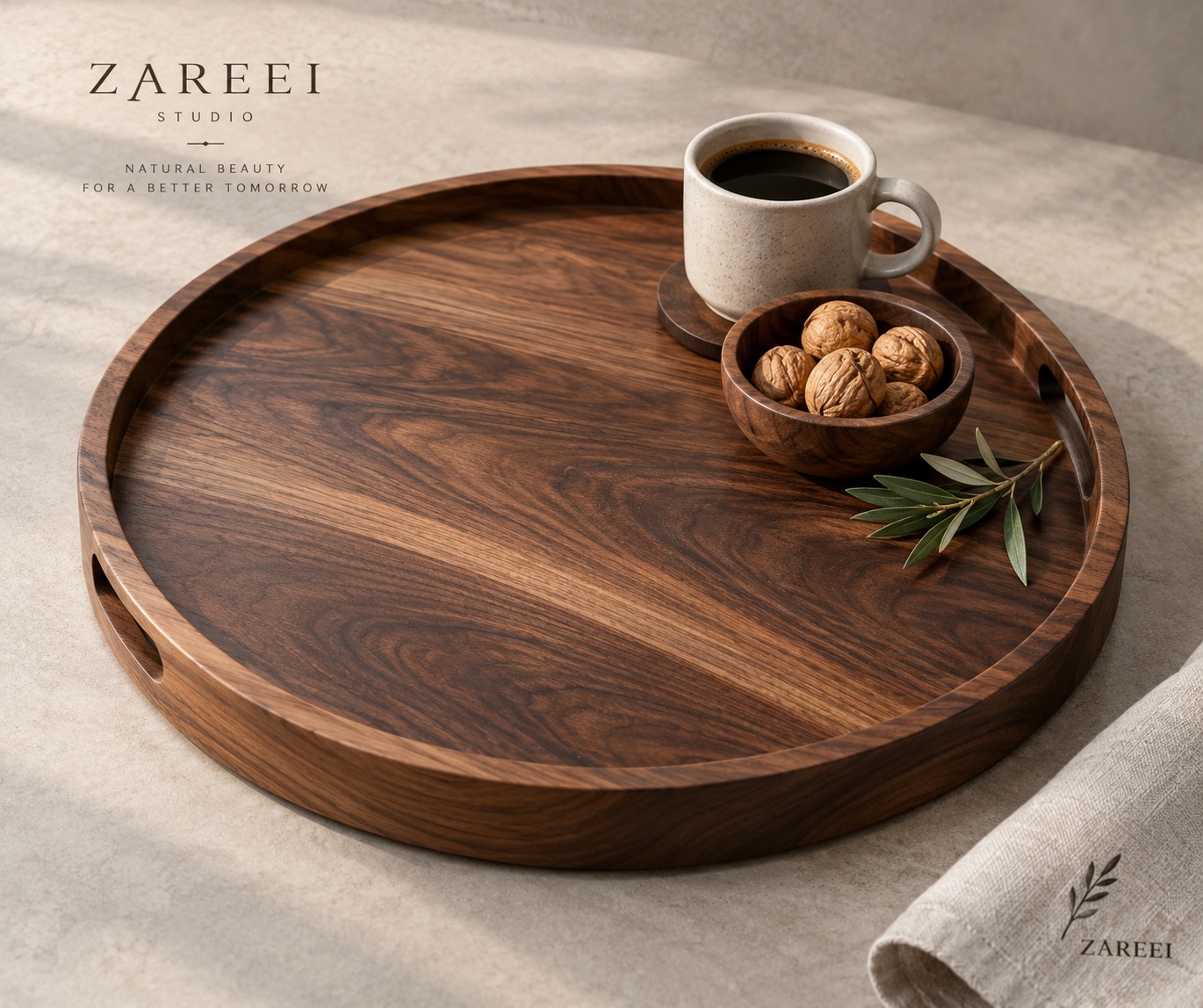 سینی سرو گردویی